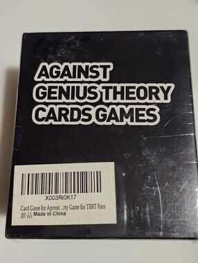 Against Genius Theory Card Game Big Bang Theory Trivia Rare HTF NEW SEALED
